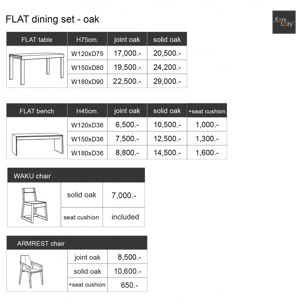 Web Price - Flat Dining