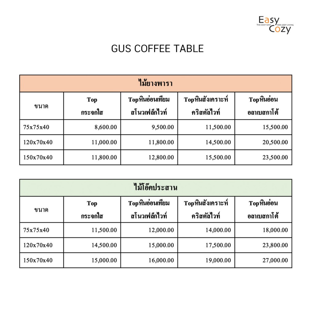 2022 Gus coffee table