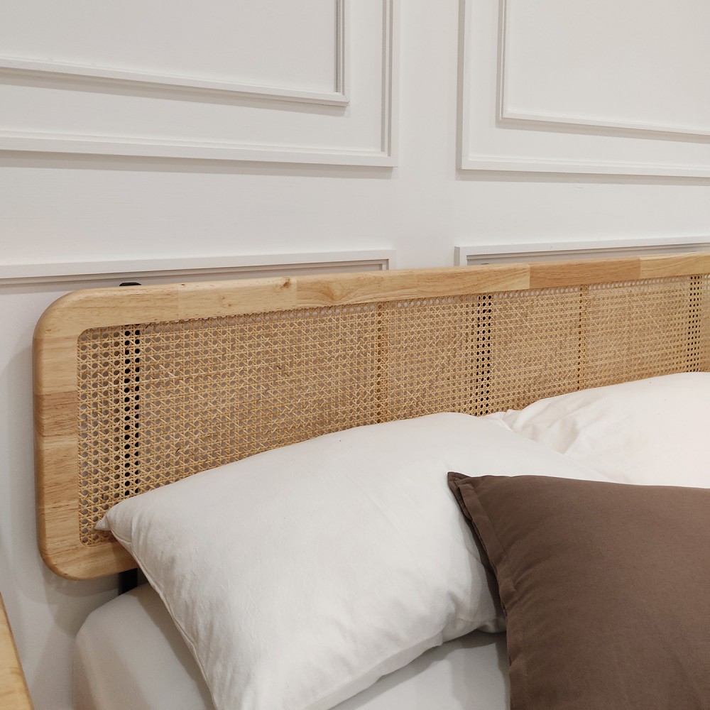 Pulpy bed rattan04